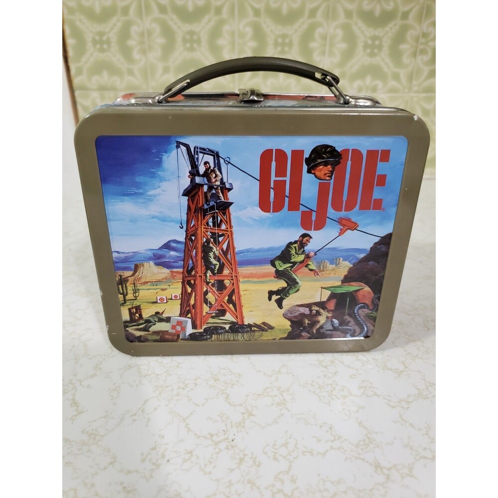 G.I. Joe Mini Hallmark School Days Lunch Box Set Ltd Collectors Edition 2001